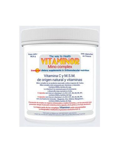 Vitaminor Mino Complex 240 cápsulas