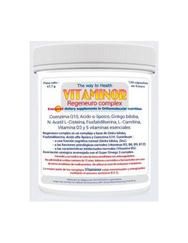 Vitaminor Regeneuro Complex 120 cápsulas