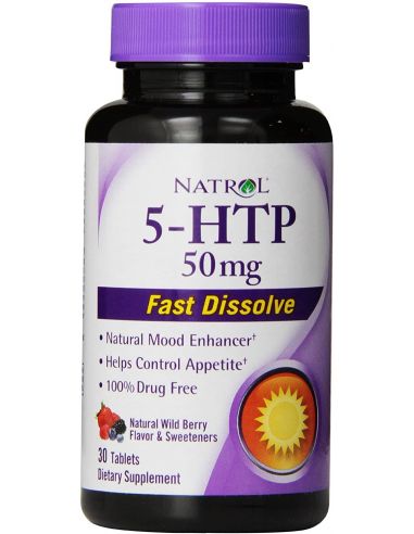 Natrol 5-HTP fast dissolve 50 mg 30 cápsulas