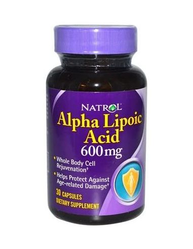 Natrol Alpha Lipoic Acid 600 mg 30 Cápsulas