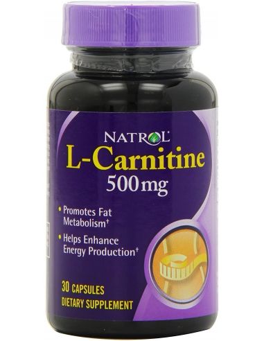 Natrol L-CARNITINE 500 mg 30 cápsulas