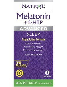 MELATONINA +5HTP TIME RELEASE 60 TABLETS