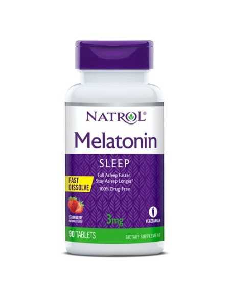 MELATONINA NATROL 3mg fast dissolve 90 tablets