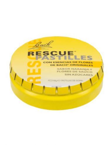 FLORES DE BACH RESCUE CARAMELOS 50G NARANJA Y SAUCO