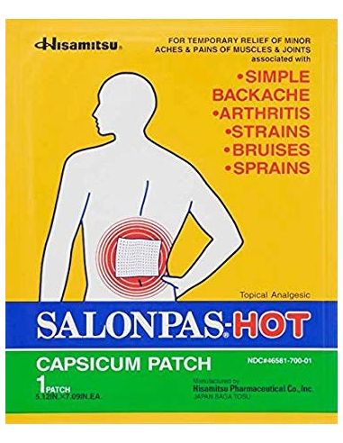 SALONPAS HOT - PARCHE 1 UNIDAD