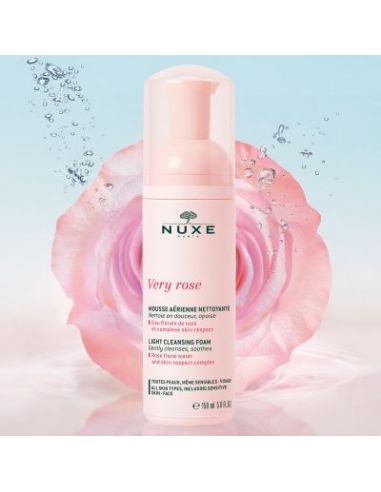 NUXE VERY ROSE ESPUMA SUAVE LIMPIADORA 150ML