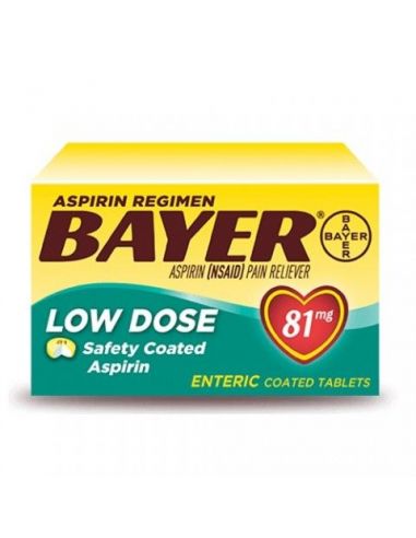 ASPIRIN BAYER 81MG LOW DOSE 200 TABLET