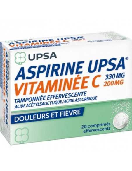 ASPIRINA UPSA VITAMINA C 20 COMPR EFERVESCENTES