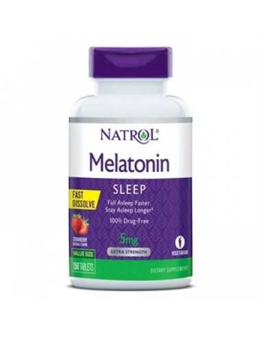 MELATONINA NATROL 5MG fast dissolve 150 Tabletas