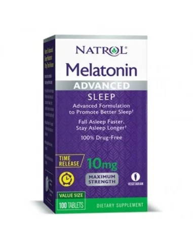 MELATONINA NATROL 10MG time release 100 tablets