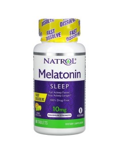 MELATONINA NATROL 10MG fast dissolve 60 tablets