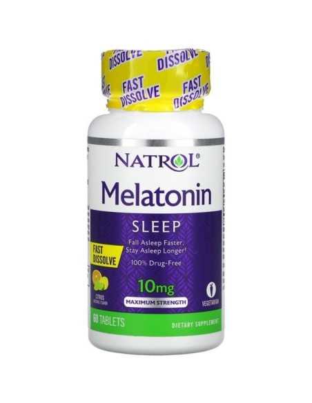 MELATONINA NATROL 10MG fast dissolve 60 tablets