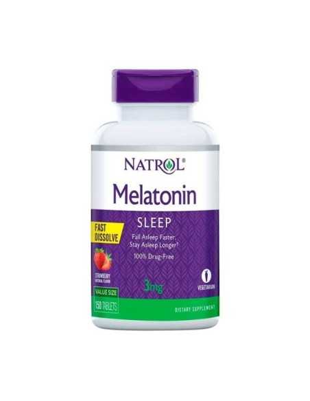 MELATONINA NATROL 3MG fast dissolve 150 tablets
