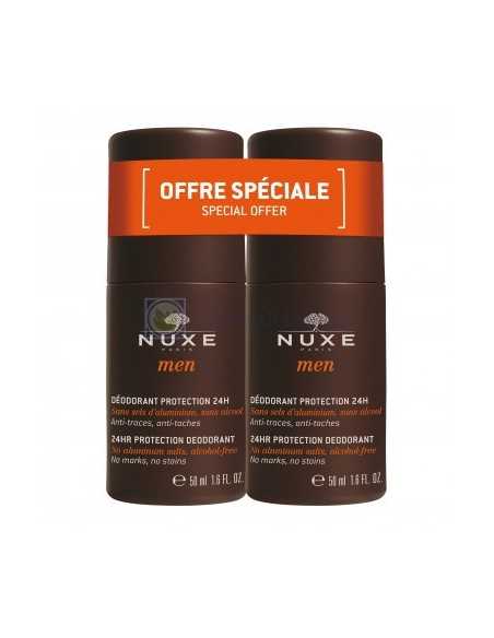 NUXE MEN - DESODORANTE PROTECCIÓN 24H PACK 2