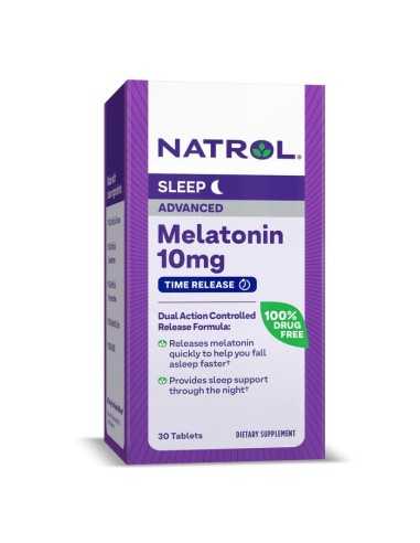 MELATONINA NATROL 10MG TIME RELEASE 100 TAB