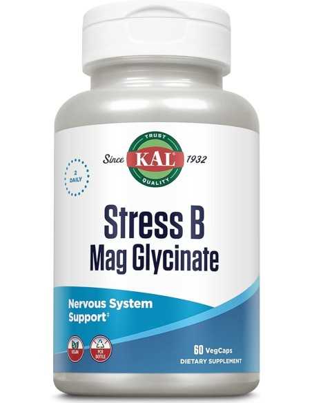 KAL STRESS B MAG GLYCINATE 60 CAPS