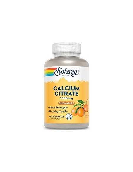 SOLARAY CALCIUM CITRATE 1000MG CHEWABLES