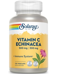 SOLARAY VIT C ECHINACEA 60 VEGCAPS