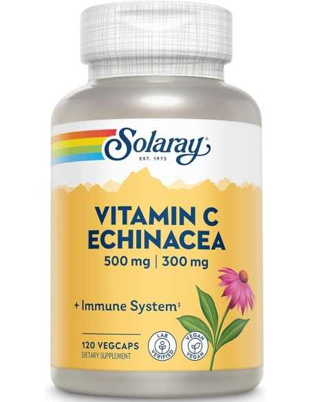 SOLARAY VIT C ECHINACEA 60 VEGCAPS