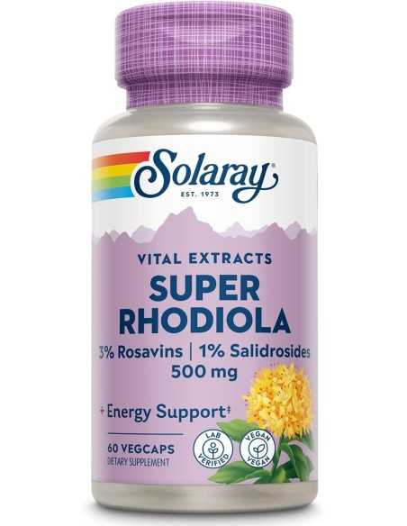 SUPER RHODIOLA ROOT EXTRACT 500MG 60VEGCAP SOLARAY