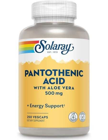 SOLARAY PANTOTENIC ACID - 10CAPS