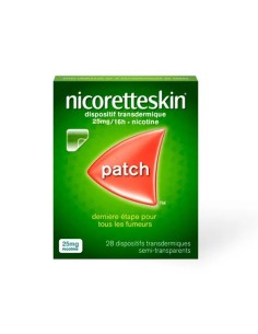 Nicorette Skin Patch 25mg – Parche de Nicotina para Dejar de Fumar