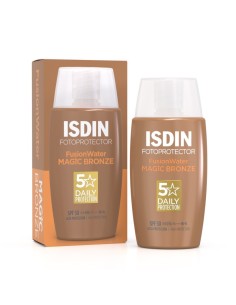 ISDIN Fusion Water MAGIC Bronze SPF 50 – Protector Solar Facial con Color Bronceado