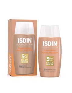 ISDIN Fusion Water MAGIC Medium SPF 50 – Protector Solar Facial con Color Medio