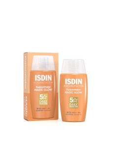 ISDIN Fusion Water MAGIC Glow SPF 30 – Protector Solar Facial con Efecto Luminoso