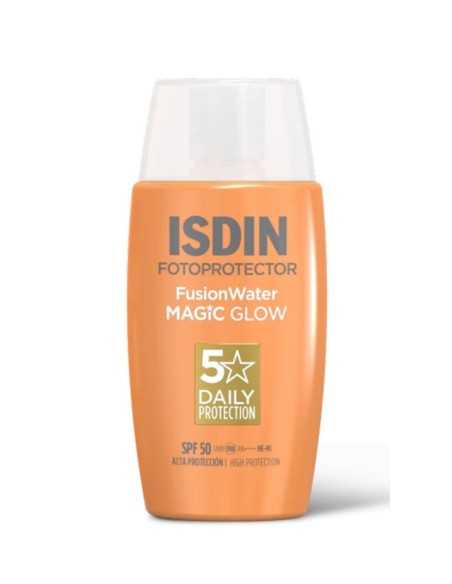 ISDIN Fusion Water MAGIC Glow SPF 50 – Protector Solar Facial Luminoso