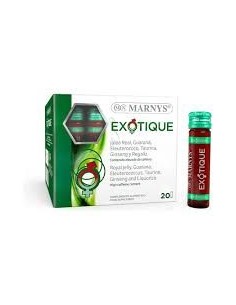 Exotique 20 viales guaraná y taurina