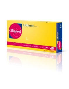 Oligosol Litio 28 ampollas 2ml Labcatal