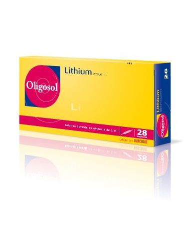 Oligosol Litio 28 ampollas 2ml Labcatal