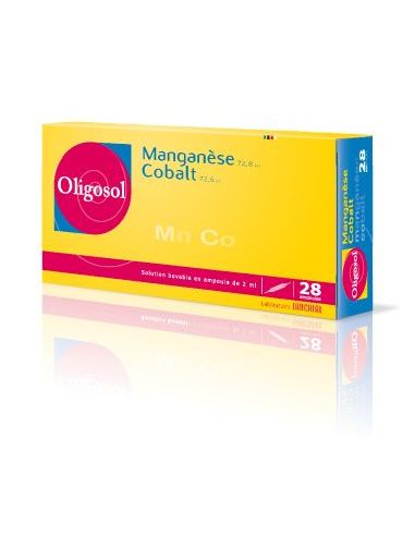 Oligosol Manganeso Cobalto 28 ampollas de 2ml Labcatal