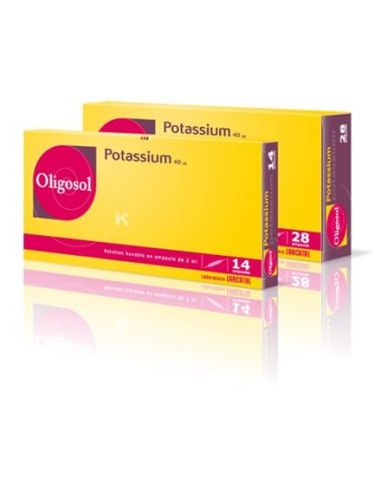 Oligosol Potasio 14 ampollas de 2ml Labcatal