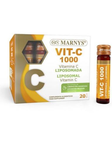 VITAMINA C 1000MG LIPOSOMADA 20 VIALES MARNYS