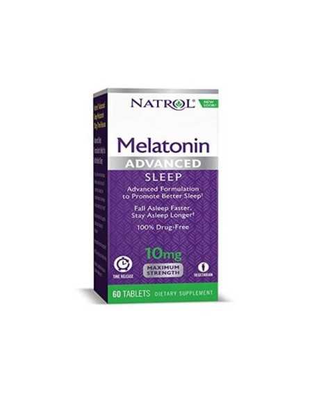 MELATONINA NATROL 10MG time release 60 tablets