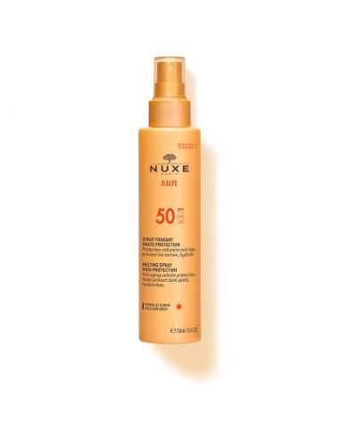 NUXE SUN - SPRAY FUNDENTE PARA ROSTRO Y CUERPO ALTA PROTECCIÓN SPF 50