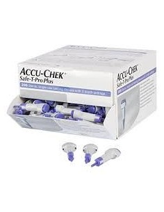 ACCU-CHEK 200 DISPOSITIVOS DE LANZAMIENTO ESTÉRILES DE UN SOLO USO CON 3 PROFUNDIDADES