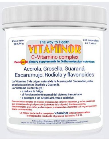 Vitaminor C-Vitamino Complex 240 cápsulas